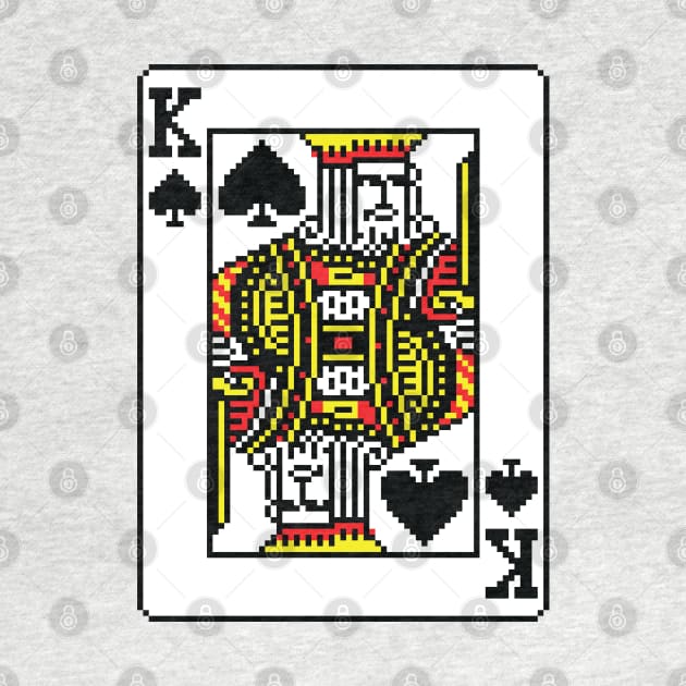 King of Spades Pixel Art by inotyler